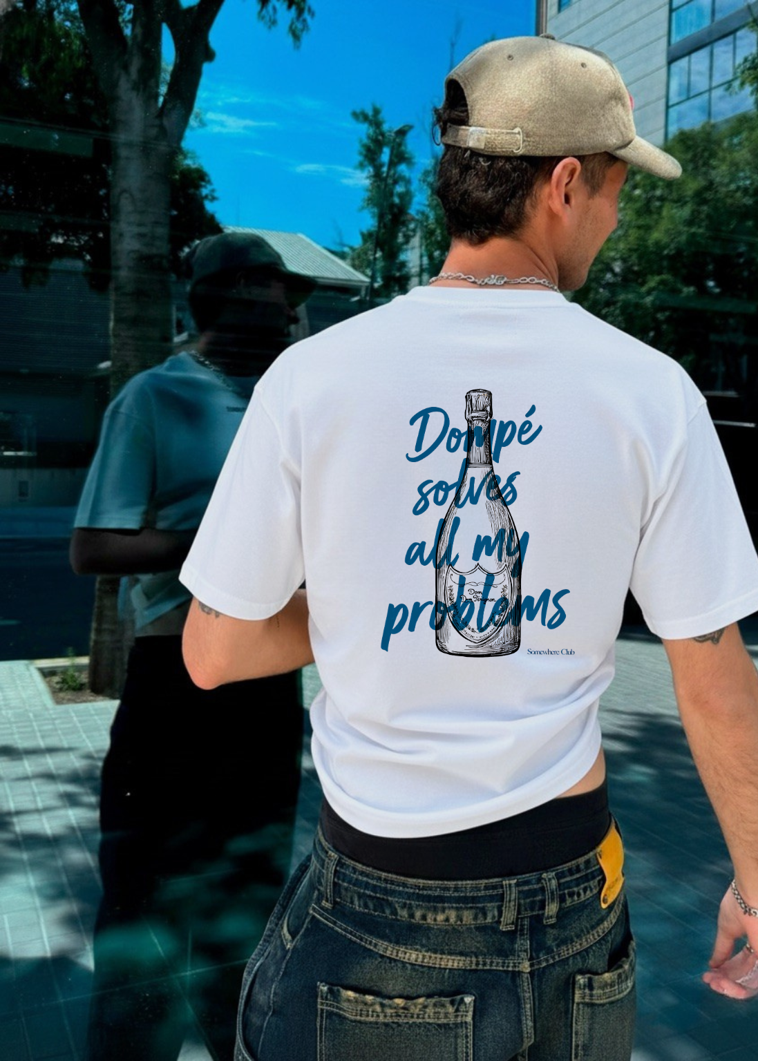 DOMPÉ SOLVES PROBLEMS TEE